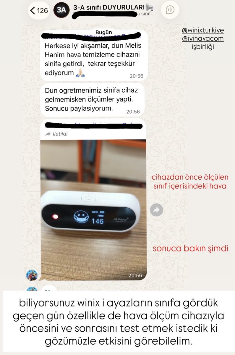 iyihavacom's tweet photo. Sınıfın havasını iyileştiren WINIX’in performansını bağımsız ölçüm cihazları ile siz de ölçebilirsiniz.

Uzmanlığı 1973’ten beri hava temizleyiciler olan 🇰🇷 Güney Koreli WINIX için;

https://t.co/hxTLtiXNXx https://t.co/rX4gFEsrj4