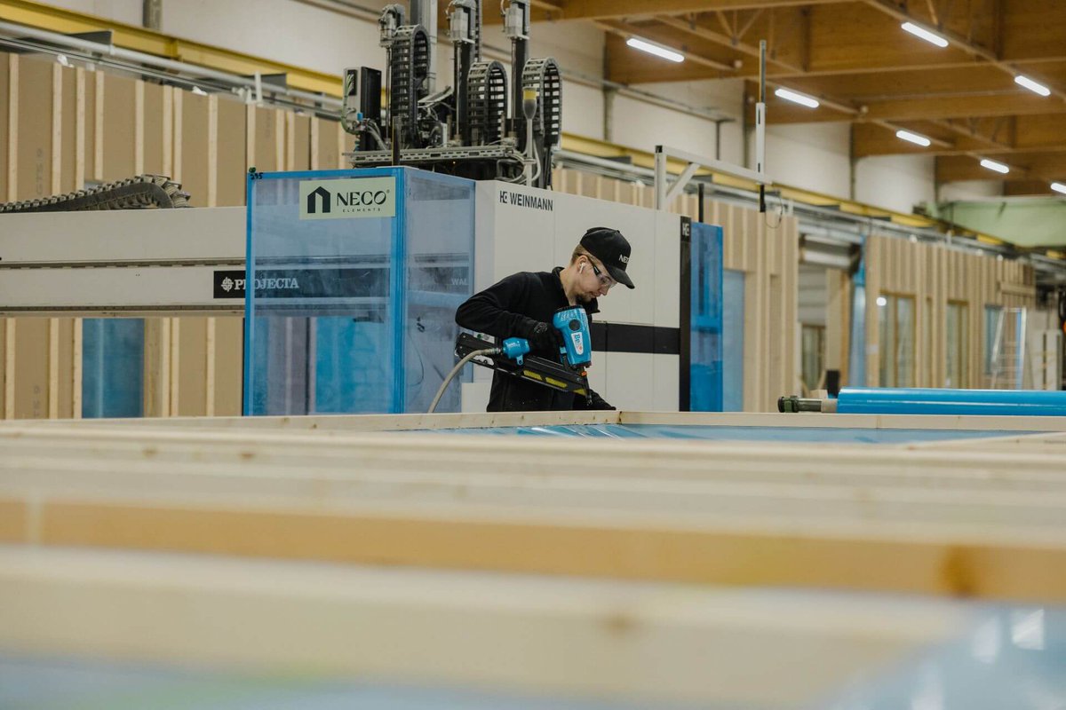 VertexSysIntl's tweet photo. CASE STUDY: Neco Elements is transforming #timber construction in Finland with innovative #prefabricated elements that bring speed, quality and cost-efficiency. The company utilises #VertexBD software to ensure precise and seamless prefab production.

🌐 https://t.co/KZ17o3zcwQ https://t.co/Kqy6i6IpFh