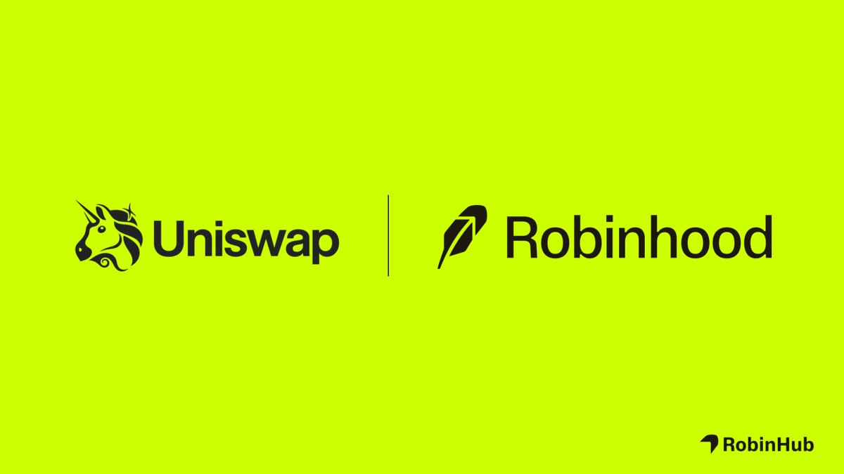 RobinHubHB's tweet photo. 🚨 Uniswap v4 is now an aggregator with Aggregator Hooks live on Robinhood Chain. https://t.co/2yAXOMgVa3