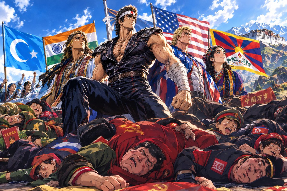 THkUGjDFW485133's tweet photo. ファシスト中国は必ず滅びます。

悪が栄えた例などありません。

チベット独立万歳！
東トルキスタン独立万歳！

#FreeTibet
#西藏独立 https://t.co/Le3Ju9Zsz7