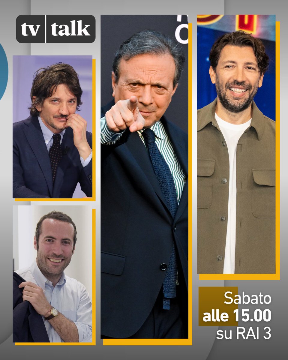 TvTalk_Rai's tweet photo. Dall'analisi delle proteste alla tv "fuori di studio"... e uno sguardo inedito su #AffariTuoi 👀

Piero Chiambretti, Herbert Ballerina, Tommaso Labate, Luca Sommi, Diego Passoni, il prof Simonelli, Maria Volpe, Claudia Rossi, Filippo Facci...

Sabato alle 15 su #Rai3 #RaiPlay 📡 https://t.co/XXY4o4Yo8t