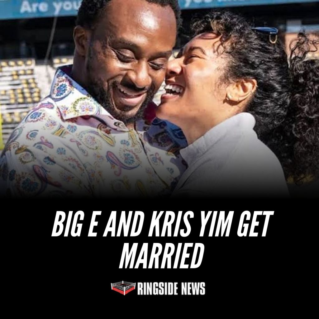 PWStream's tweet photo. Big E and Kris Yim Get Married https://t.co/0tgBqs2ECw https://t.co/S8yHuJykCM