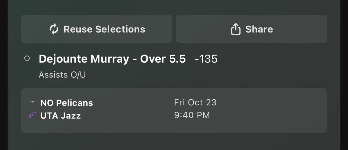 AltLineDemon's tweet photo. NBA POTD #1🏀 (Oct. 23rd)

Collab w/@SC_FFB 🐐

1. Dejounte Murray O5.5 Assists (-135)
#Pelicans 

He opened the season with 7 assists, and now gets a matchup against one of the more favorable defenses for opposing playmakers.

Utah allowed a league-high 30.7 assists per game last season and their defensive struggles have consistently created opportunities for opposing guards. 

Murray has taken full advantage of this matchup, clearing 5.5 assists in all 5 of his last 5 meetings against the Jazz, averaging 9.2 assists per game. His results in those matchups were 11, 9, 6, 11, and 9 assists.

The minutes trend makes this play even stronger. When Murray plays at least 25 minutes against teams ranked 20th–30th defensively, he’s cleared this line in 10 of his last 10 games, averaging 8.4 assists. He’s also gone over in 19 of his last 20 games (95%) under those same conditions.

His role as a primary ball handler gives him plenty of opportunities to create shots for his teammates. Against an Utah defense that has consistently struggled to limit ball movement and assists, we expect him to have another productive night distributing the basketball.