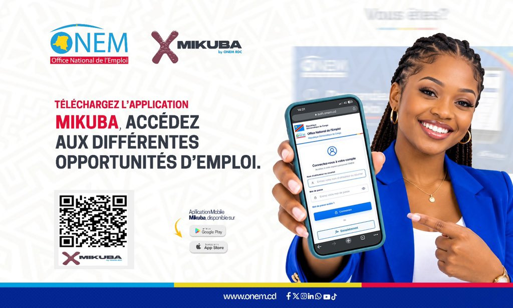 onem_cd's tweet photo. #Mikuba
#OpportunitésEmploi
#EmploiInclusif
#ONEMRDC https://t.co/Ym8HadMR2B