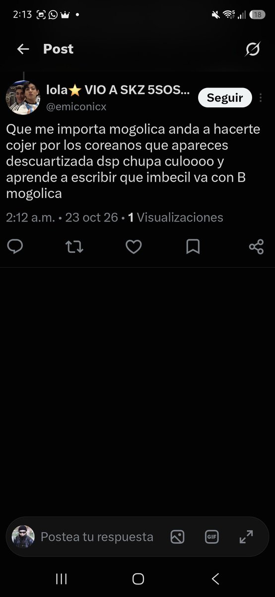 crisRkive2's tweet photo. Asi se ve la pobreza cerebral,
Profuga del ácido  folico y es una verguenza para su pais. https://t.co/KPHTOuT6Mn