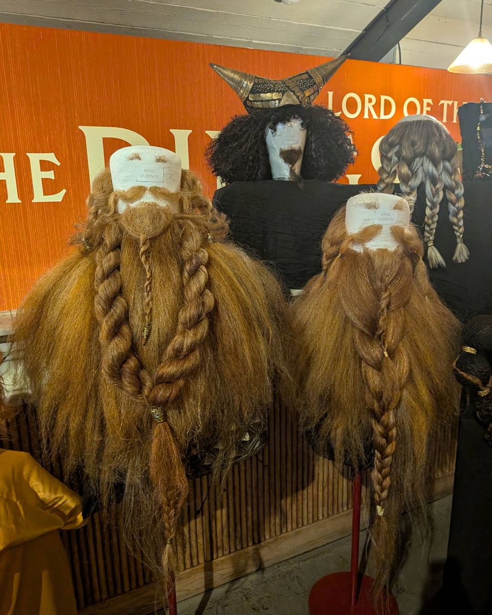 totalfilm's tweet photo. A closer look at Sauron and Nazgnagôl costumes, wigs, and props from #TheRingsofPower season 3 ✨ https://t.co/BHMlueq9QB