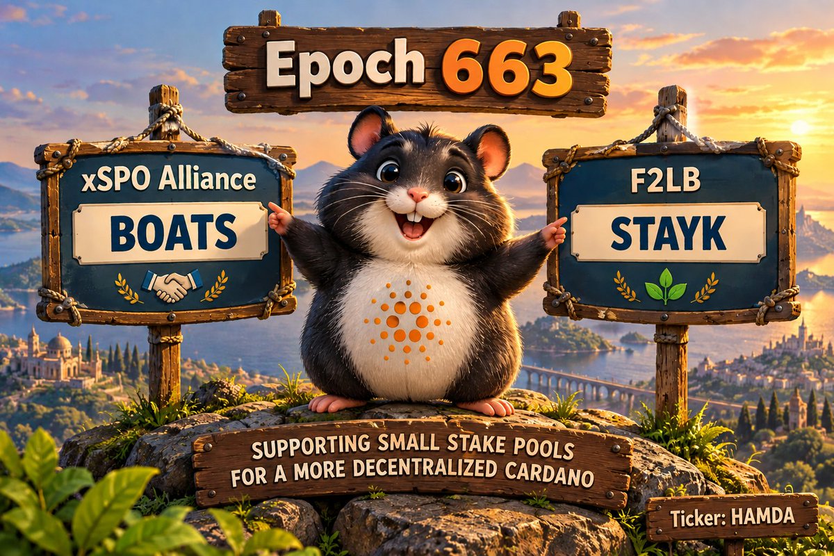 HAMDAStakePool's tweet photo. Epoch 663!

This epoch, I'm supporting two small Cardano stake pools:

🤝 @AllianceXspo : BOATS
🌱 @F2LB_Community : STAYK
 
Helping small pools improve their chances of producing blocks is my contribution to a more decentralized network! 💪

#Cardano #ADA #Staking #Decentralization