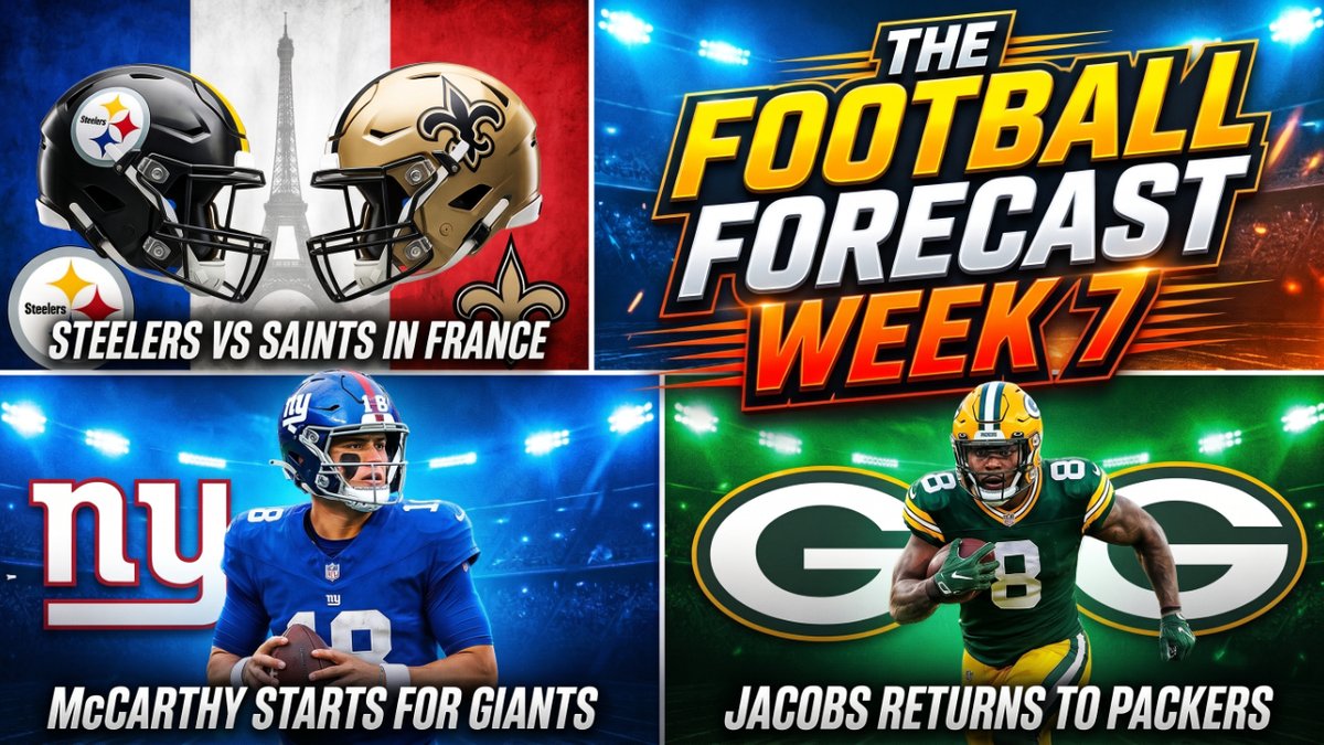 ETBnetwork's tweet photo. 7pm ET Join @MontalbanoNY @nmorgasenradio @zainbando99  @bkruse90 as they Preview Week 7 and pick their favorite spreads and totals. The road to the Lombardi Trophy starts with the forecast on Youtube &amp; Twitter!

Join Here!
https://t.co/n8QiNOe6Oc https://t.co/Hu5mIlWImU