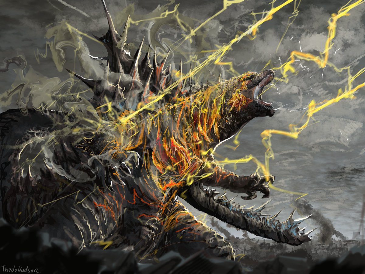 thedoHudson's tweet photo. i cannot wait for Godzilla 
im hyped!!!
#Godzillaminuszero #Godzilla #art #fanart #Godzillaverse https://t.co/gvhYAL20qQ