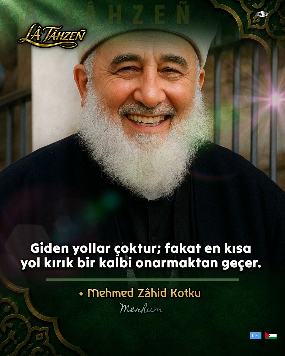 HasbihalResmi's tweet photo. Giden yollar çoktur; fakat en kısa yol kırık bir kalbi onarmaktan geçer.

— Mehmed Zâhid Kotku Hocaefendi https://t.co/0s6YybWkJ7