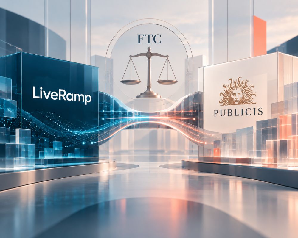 programaticaly's tweet photo. La FTC aprueba la compra de LiveRamp por Publicis, valorada en 2.200 millones de dólares, con condiciones de neutralidad

El acuerdo queda sujeto a cinco años de supervisión y a medidas para garantizar el acceso neutral a la plataforma.

https://t.co/L45KeTASpo https://t.co/YEXjF44r0o