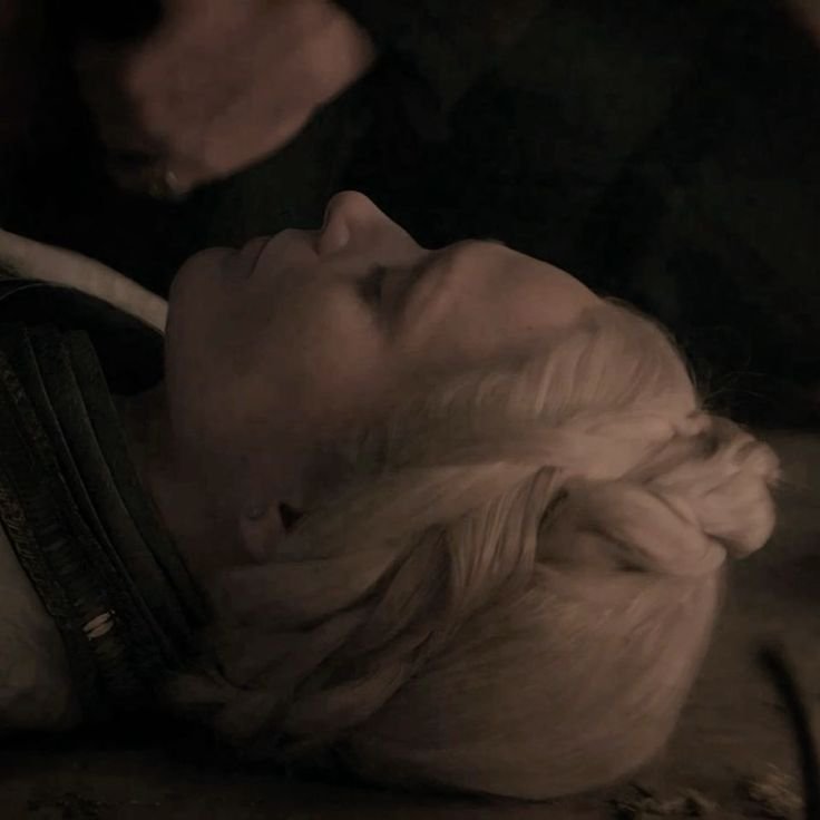 B73300Blue's tweet photo. She had no hobbies she was a girl forced into womanhood She never knew her mother received no fatherly love, her step-siblings didn't care about her Her grandmother and grandfather married her off to her cousin She had no dragon or friends Good-bye, Aemma Arryn we hardly knew you https://t.co/6xpAx48lwT