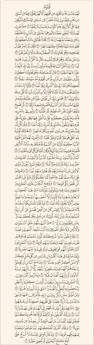 Ryyad10's tweet photo. سورة الكهف "من قرأ سورة الكهف في يوم الجمعة أضاء له من النور ما بين الجمعتين" https://t.co/4RYhs5XaoA
