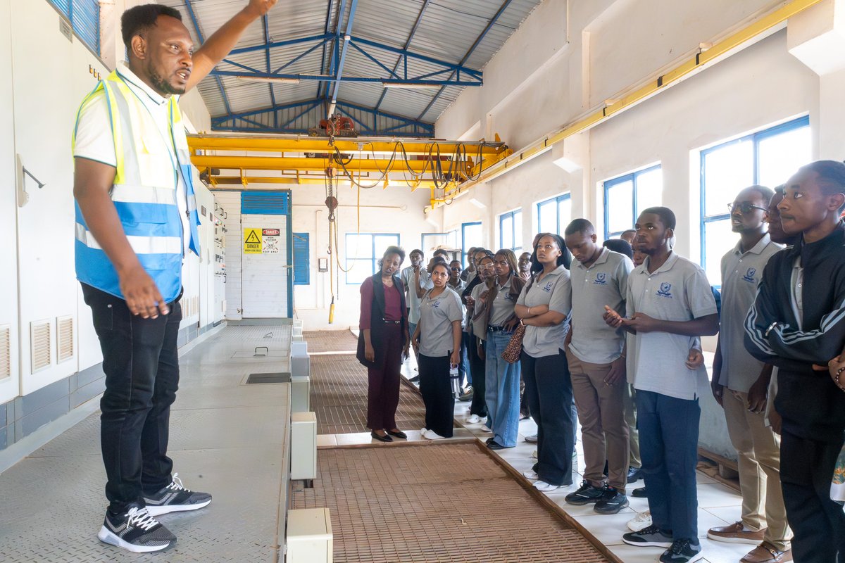 ASOMEHealth's tweet photo. ASOME Year-2 students studying Environmental Health and Microbiology made an educational visit to the Nzove Water Treatment Plant. #asomehealth https://t.co/oTgJm1ghxG