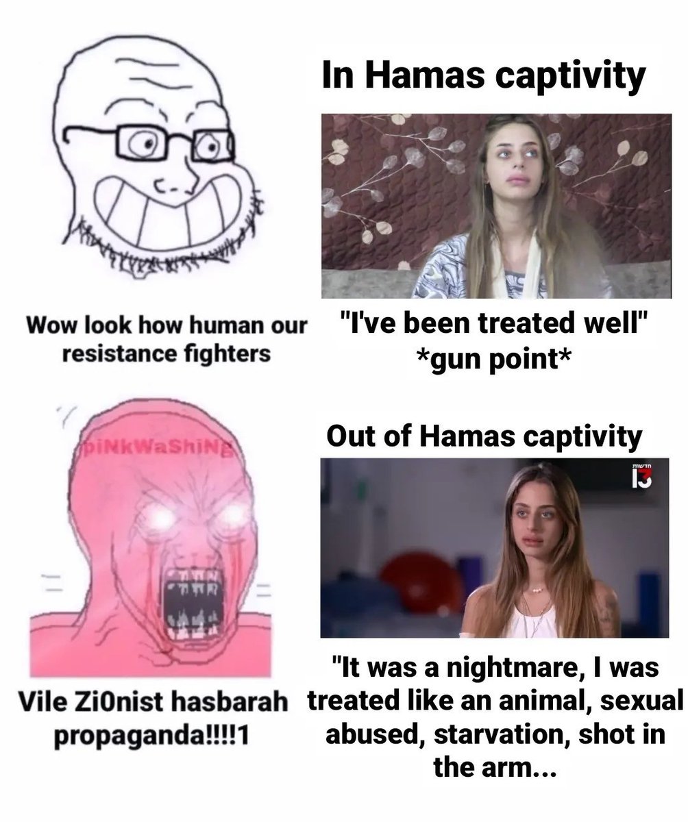 Vlamsss's tweet photo. pro palestine logic in one photo LOL https://t.co/U1vKVAsFFZ