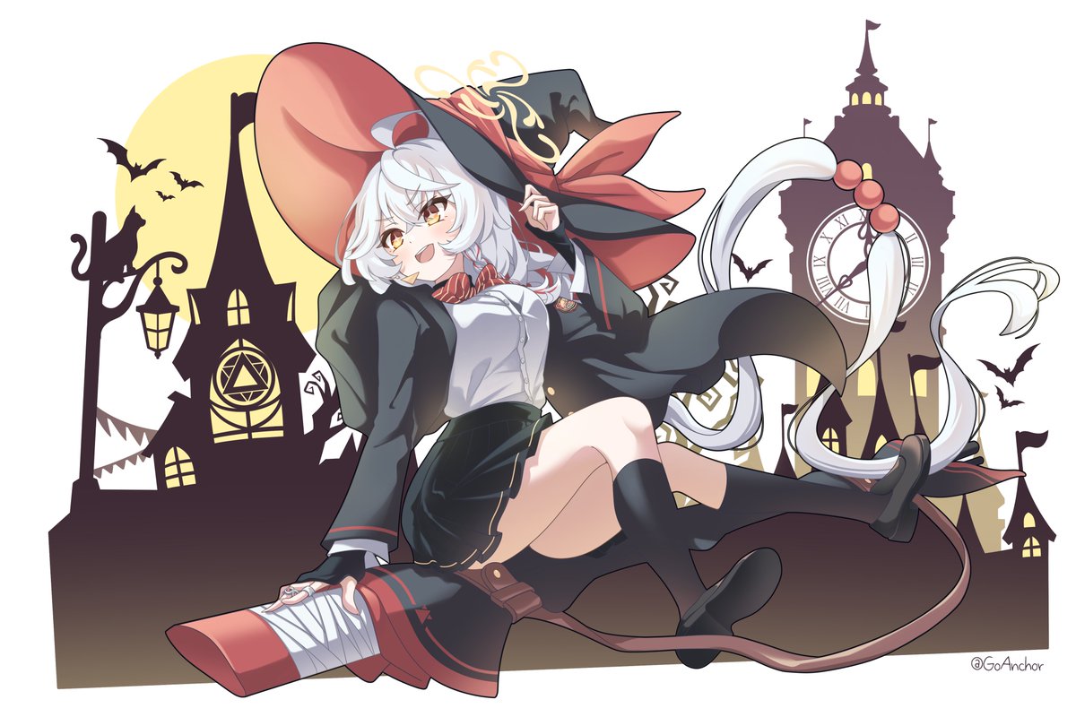 GoAnchor's tweet photo. 🧹🎃🦇🐈‍⬛
#ブルアカ https://t.co/k2LxdKygVc