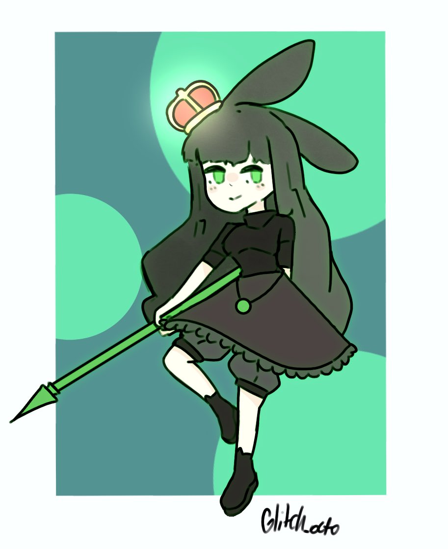 Glitch_Octo's tweet photo. A Certain Defender Rabbit https://t.co/AcaUD8wSOL