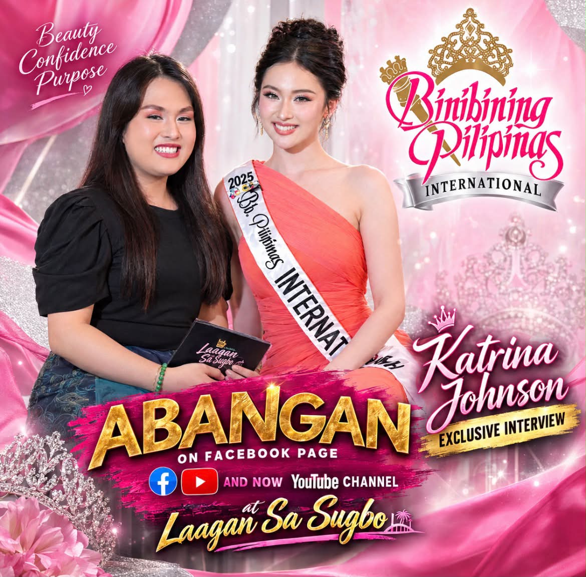 Cora30286632's tweet photo. ABANGAN, mga ka-Laagan! Exclusive interview ni Katrina sa Laagan Sa Sugbo. Tune in for inspiring stories and a closer look at her journey. Like, follow, subscribe, and share! https://t.co/HufrVj7RKf