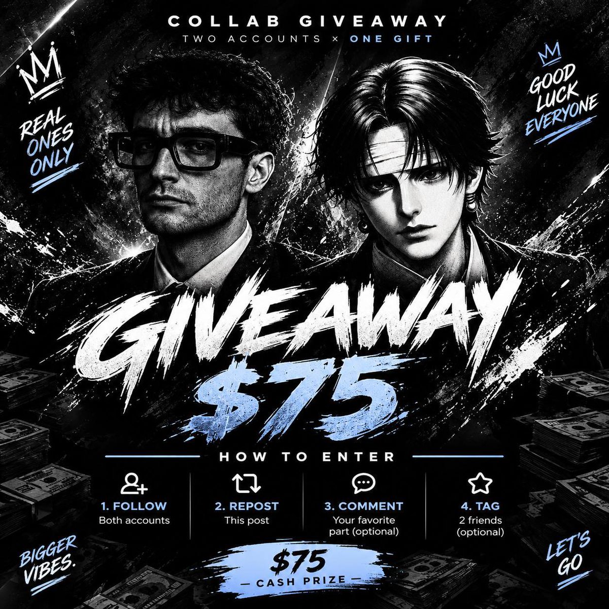 victhehustla's tweet photo. $75 IN SOL GIVEAWAY 🥳🔥

Follow @germes_dupes 🔔

Like, Retweet &amp; Drop SOL address 👇

Tag 2 Friends | Winners in 48 hours… GL🪽 https://t.co/fzkiP3Ilg2