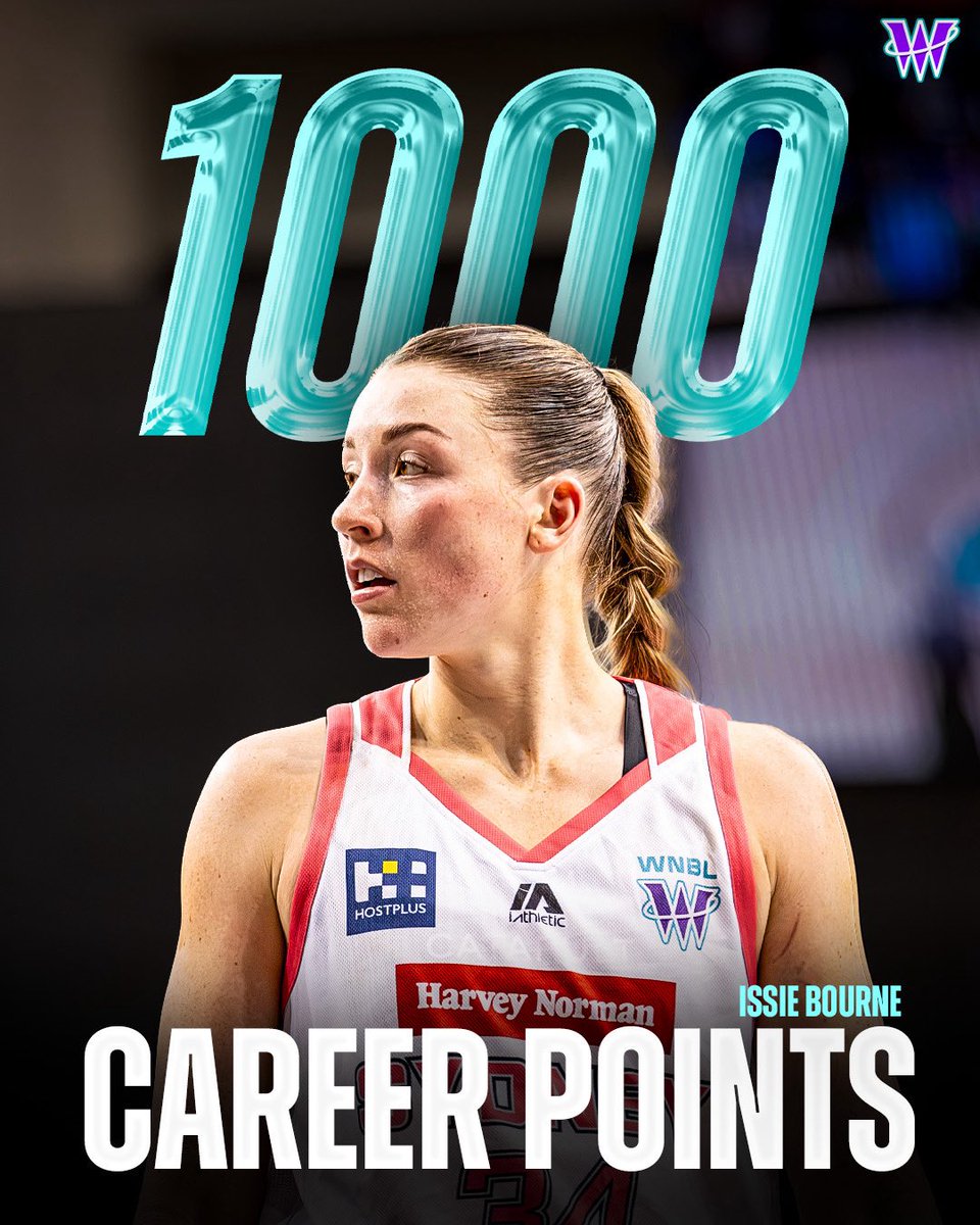WNBL's tweet photo. Congratulations to Issie Bourne who ticks over 1000 WNBL Career Points 👏 https://t.co/64nTsq2MNR