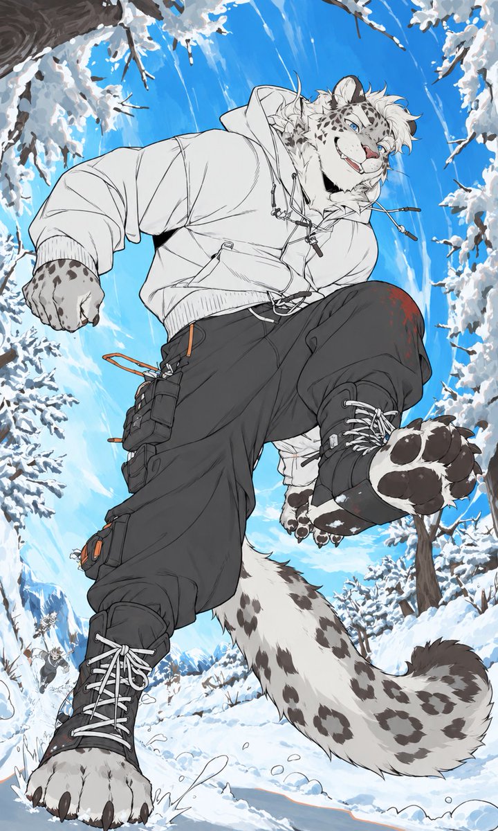 AGE_DaKo's tweet photo. ❄❄❄

 #AIart  #furry https://t.co/GemG0sgpUT