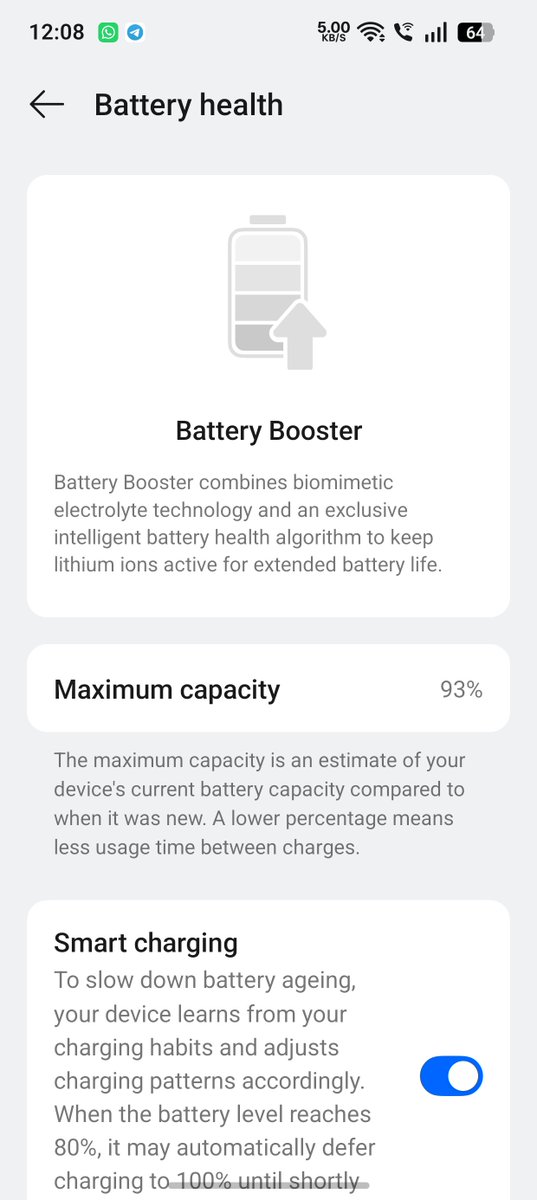 yabhishekhd's tweet photo. I have been using the OnePlus Nord 4 for the last 1 year and 10 months, and I haven't had a single problem till date. Everything is good on this device. The camera is good, though not excellent. I purchased this device for under ₹25,000.

I have also tried mid-range smartphones from other brands, which had unexpected shutdowns, lagging and jittering issues, but I didn't face any of these on this one. The battery health is now down to 93%.

I have other flagship smartphones as well, but I don't feel I should switch to them. The main reason is network reception: it is very good on this one and works excellently in basements, lifts and while roaming. Another reason is the alert slider, which I use a lot. The battery is also good, giving around 6 hours of SOT, and the software and performance are excellent.