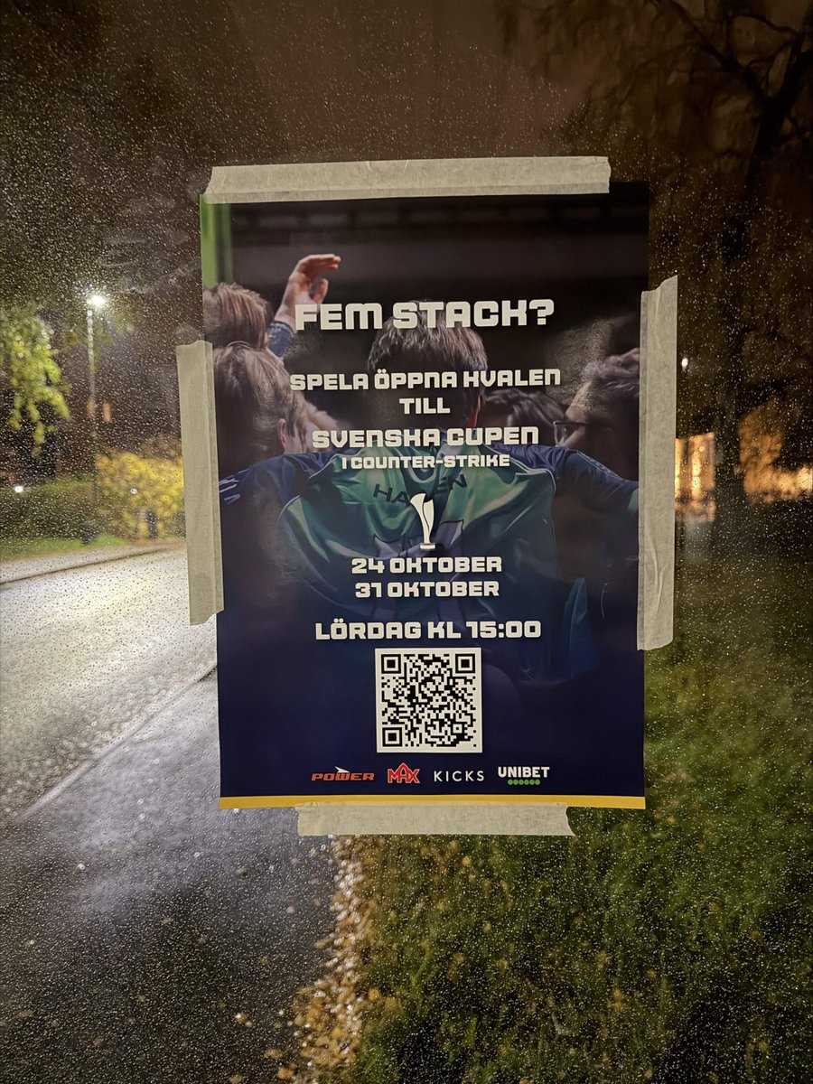SvenskaCupenGG's tweet photo. 📍Sollentuna
📍Odenplan

Vi är överallt 😏 Har du skannat QR-koden ännu? https://t.co/EGmFtD86E3