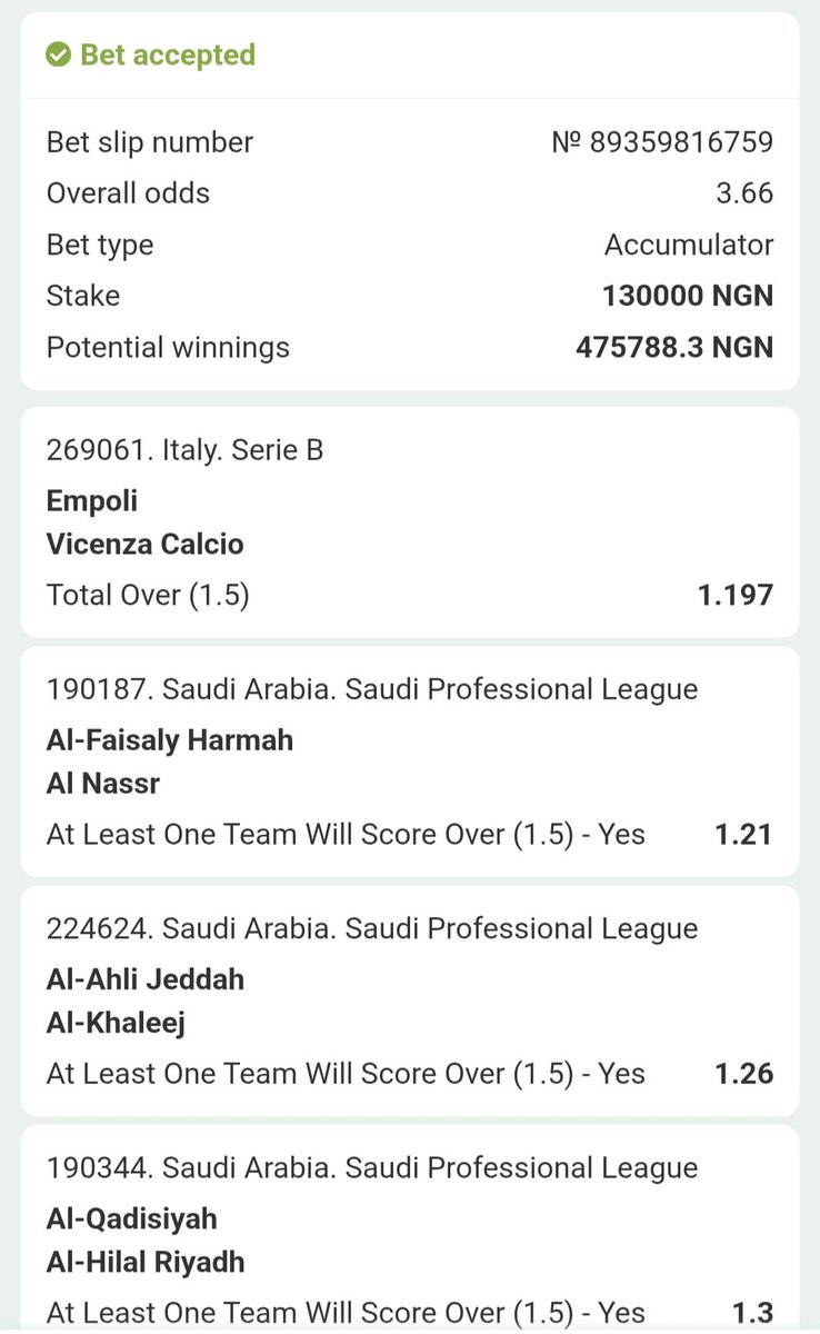 GerrieOnX's tweet photo. Play This Sharp 3 Odds on @BetwinnerNg 

Code👉🏼👉🏼B4T55

Don't have an account yet? Register &amp; play using the link below. 

Register👉🏼👉🏼https://t.co/qiDz05q9wr

Promo Code👉🏼👉🏼MRGEEE

Telegram👉🏼👉🏼https://t.co/mKcsrVwnxe https://t.co/EAYBjmmtsZ