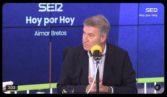 Apu_elrojazo's tweet photo. Hoy Feijóo en la SER ha dicho que pretende:

⭕️Derogar la Ley de Eutanasia.
⭕️Derogar la Ley del Aborto.
⭕️Eliminar el Ministerio de Igualdad.
⭕️Que la subida del SMI dependa de los empresarios.

4 buenas razones para no votarle. https://t.co/fWMecixSjF