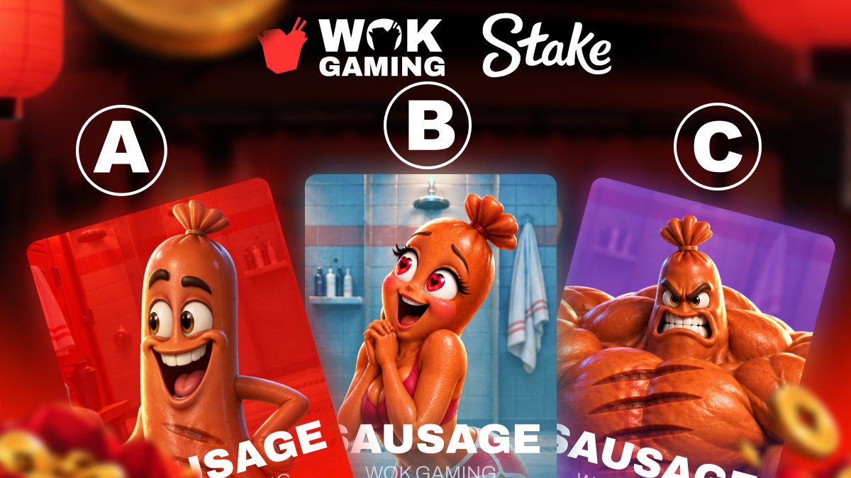 GamingWok's tweet photo. Pick The Thumbnail &amp; Win Cash! 🎁

Be a part of the decision, pick your fav 👇
SAUSAGE SLOT COMING THIS WEEKEND 🚀

Pick, RT, Follow WOK on Stake + @Stake 🆔 https://t.co/WqDCnoQsKl