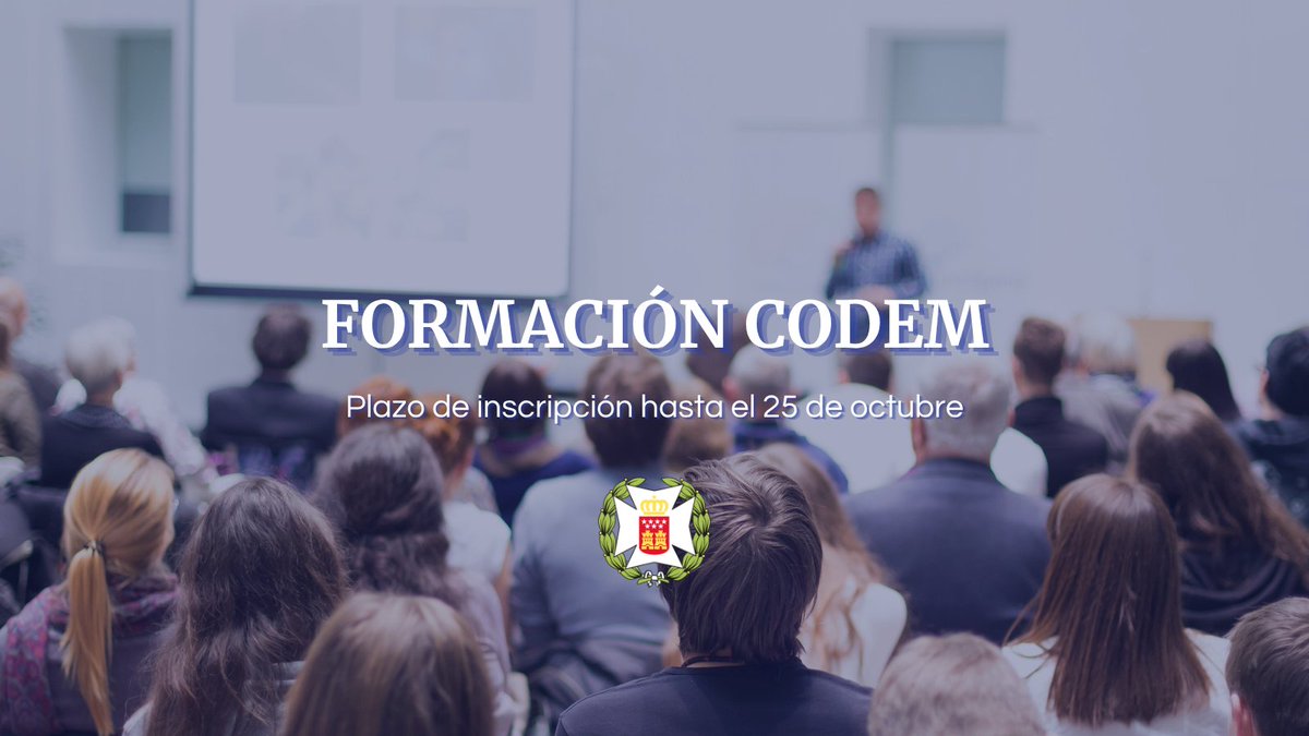 CODEMmadrid's tweet photo. 📚 ¡Últimos días para matricularte en los cursos Innova y Legislación de noviembre del #CODEM!

⏳ El plazo finaliza el 25 de octubre a las 23:59 h, o antes si se agotan las plazas.

🔗 Innova: https://t.co/qbD9aJMgA8

🔗 Legislación: 
https://t.co/Xm2AuxjxZm https://t.co/q9z95VmmYS