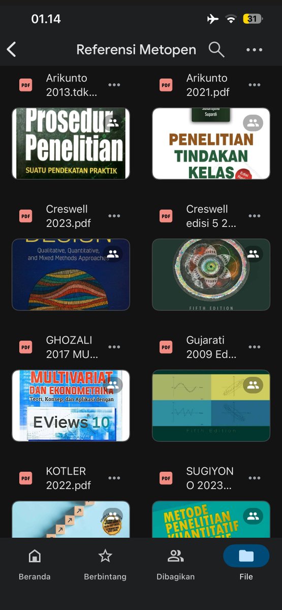 cintayurls's tweet photo. Solusi buat referensi metode penelitian skripsi kamu yang mangkrak itu.

Aku mau share kumpulan ebook yang bisa jadi referensi buat skripsi kamu. Mulai referensi dari Arikunto, Sugiyono, Ghozali, Creswell sampai ebook tambahan untuk berbagai jurusan. Kalian ada yang mau? komen ya https://t.co/9ASXimXAJS