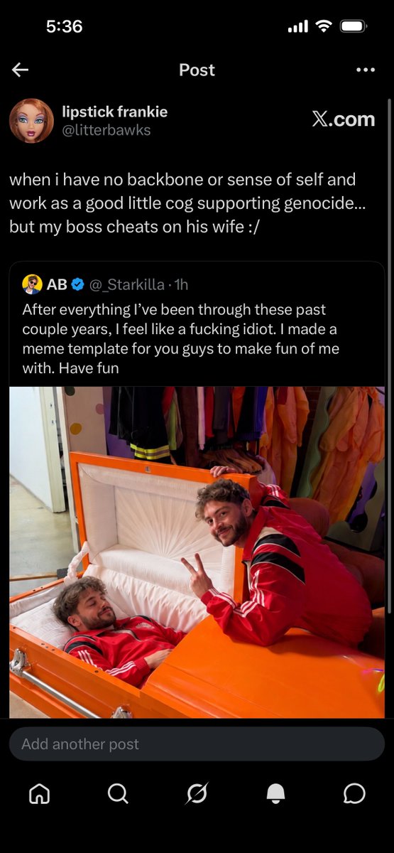 litterbawks's tweet photo. LMAO what a pussy @ AB https://t.co/79EBbv4Fir