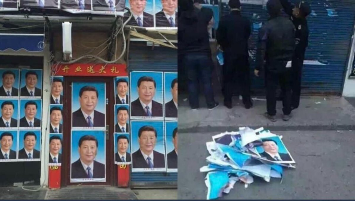 Ruters0615's tweet photo. 经典回顾习近平大厦

十年前（2016年），上海市一名钉子户为抗拒拆迁在其楼房外贴满了中国国家主席习近平的标准像。据当地居民介绍，房主因为楼房拆迁问题与政府官员长期存在争执。这座楼里有几家小公司，因为要给修建地铁让路而被政府要求拆迁。

结局令人暖心😁 https://t.co/5cU3fvPscl