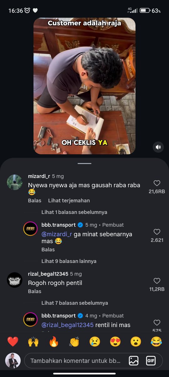 yapping57's tweet photo. Kontennya VS isi Komentarnya 🤣🤣 https://t.co/nK1vgaKWKc