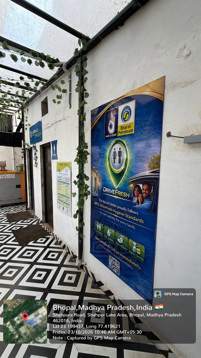 BpclBilaspurRet's tweet photo. At BPCL, ensuring clean, well-maintained and hygienic washrooms is one of our key priorities. Through our *DriveFresh programme*
#BPCL #DriveFresh #DARPAN #CustomerExperience #Cleanliness #Hygiene #BPCLRetail #Swachhata https://t.co/F5DEWgwAaM