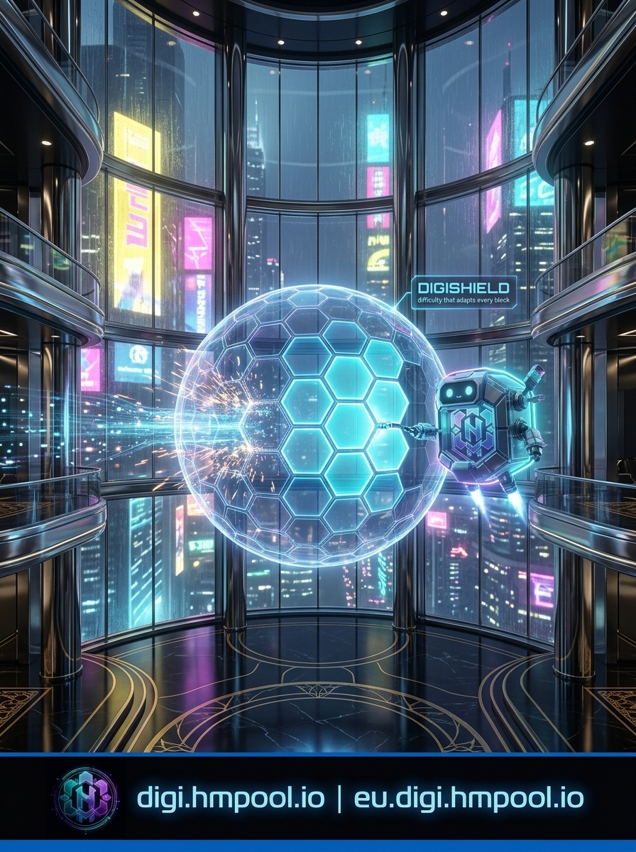 HashedMax's tweet photo. DigiShield.

It's the difficulty adjustment #digibyte built in 2014. When a big miner jumps in or walks away, difficulty retunes fast, so blocks keep flowing instead of crawling. Other chains liked it enough to borrow it. digibyte:native https://t.co/UsnlzBuJPs