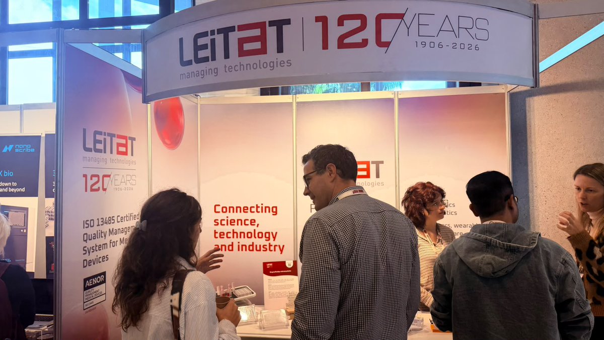 Leitat's tweet photo. That’s a wrap on #MicroTAS2026!

From microfluidics and #OrganOnChip to advanced microphysiological systems, we leave Granada with new ideas, connections and opportunities to collaborate.

At #Leitat, we help turn bioengineering research into validated, scalable applications. https://t.co/Kp0LGsdLNc