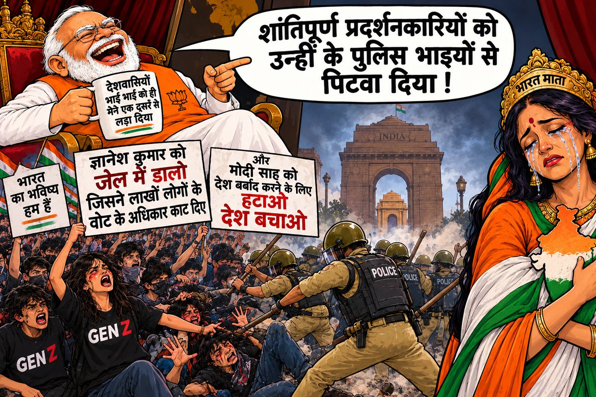 TeamRaGaDelhi's tweet photo. वाह मोदी जी, पुलिस, सुरक्षा बलों और जनता को खुद के फायदे के लिए आपस मे एकदूसरे से ही लड़ा दिया जो परिवार समाज में एक दूसरे के भाई बंधु, भारत के नागरिक ही है- बेशर्म मोदी #jantarmanatar
@CPDelhi @DelhiPolice @ITBP_official @crpfindia @CISFHQrs @CISFAirport @BSF_India #GenZ https://t.co/At17ph59Li