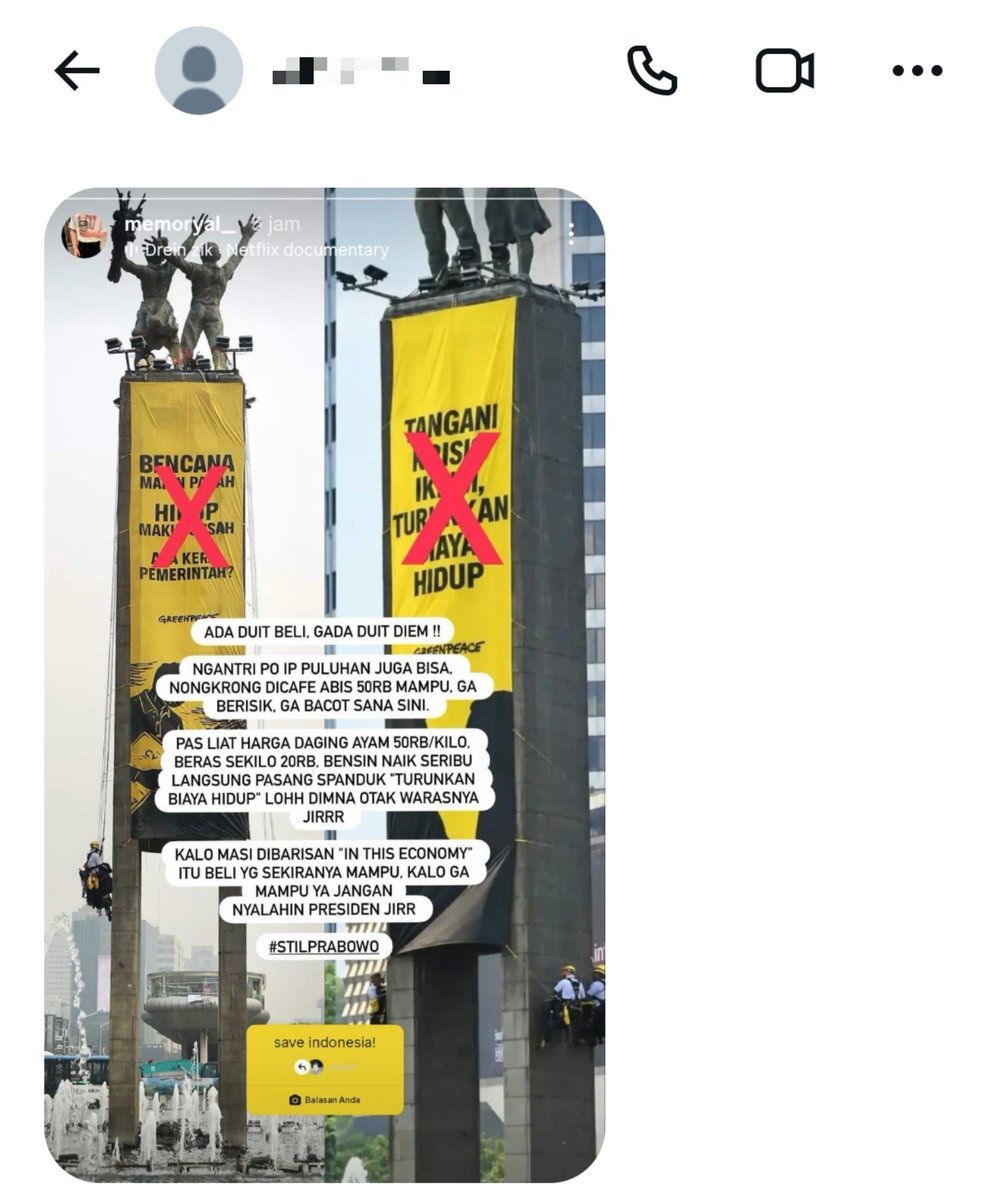 562side's tweet photo. ternyata banyak bgt ya anteknya 02 ini? i mean antek-antek yang smp sekarang blm kebuka mata hatinya

dan mostly tuh mereka kalangan atas, ya jelas aja semua kericuhan di negara ini nggak terlalu berdampak ke mereka 

semoga cepat mendapatkan hidayah https://t.co/jV6dXQeedl
