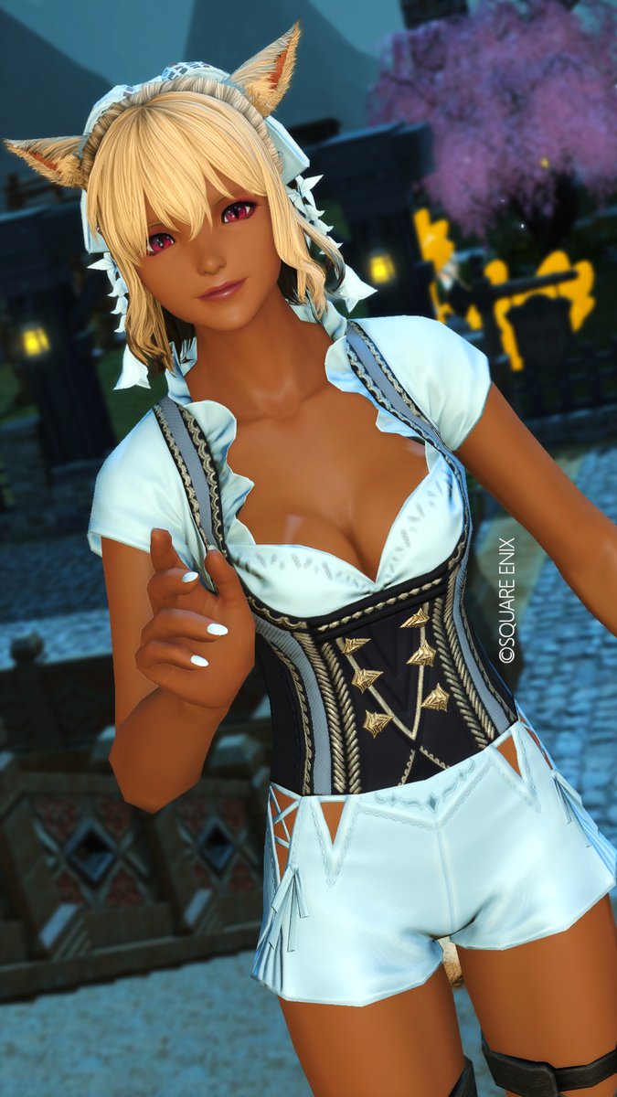 Shironeko500kei's tweet photo. お久しぶりのお仕事行ってきます！😸🌆
#FF14 #褐色ミコッテ #ギャルッテ https://t.co/dQwUXbAmxB