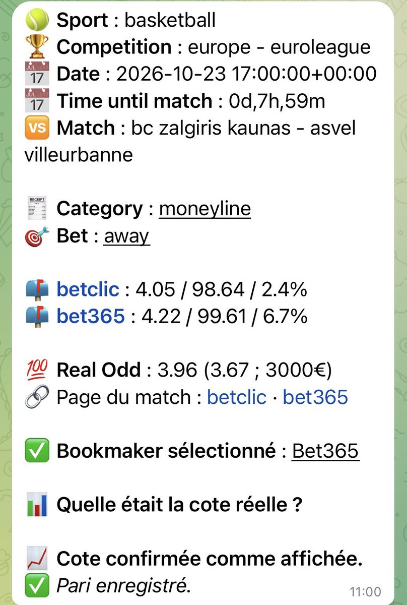 IntelTrusted's tweet photo. Le basket ne se résume pas à la NBA. La Coupe d’Europe ne se joue pas uniquement au football.

✅ En croisant ces deux marchés, une value se dessine sur l’ASVEL.

📉 @ 4,22 → Drop 3,72

#teamparieur #teamparieurs https://t.co/9UiyKyTTIx