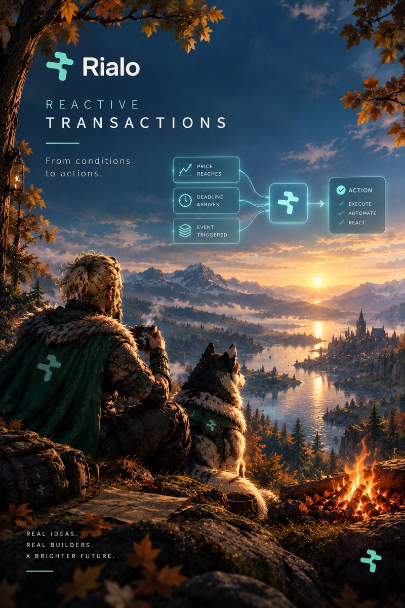 HandOdTech's tweet photo. What if your blockchain application didn’t have to keep asking whether something had changed? 

That’s the idea behind @RialoHQ Reactive Transactions.

In many existing setups, developers rely on bots, keepers, or scheduled jobs to monitor conditions and trigger transactions. These extra components add complexity, create more dependencies, and can become points of failure.

Rialo is exploring a different model: making conditional, event-driven execution part of the infrastructure itself.

Imagine a financial application that reacts when a price reaches a threshold, a deadline arrives, or a predefined condition is satisfied  without needing a separate bot to keep checking and push every action forward.

The bigger idea isn’t just fewer moving parts. It’s giving developers a new way to design applications that respond to events as part of their native logic.

Less infrastructure to stitch together. More possibilities to build.

That’s what makes Rialo interesting to me. We’re not just asking what blockchains can execute, but how they can respond.

Building for Tomorrow. 🌱
