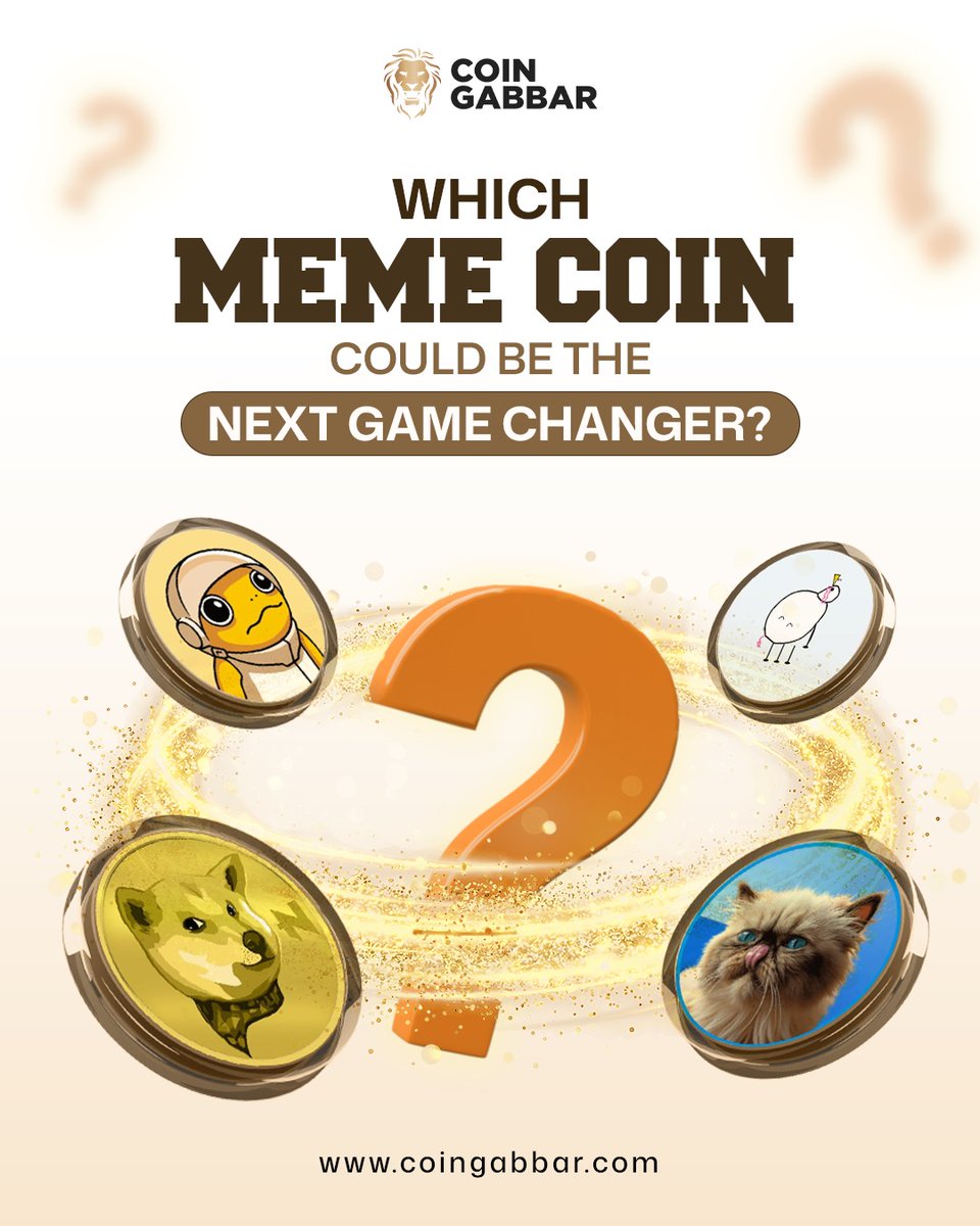 coin_gabbar_'s tweet photo. WHICH MEME COIN COULD BE THE NEXT GAME CHANGER?✨
• $PIPPIN
• $TURBO
• $MIGGLES
• $NEIRO
🌐https://t.co/obL4R8xTmg
#CoinGabbar #PIPPIN #MemeCoins #TURBO #Tokens #MIGGLES #CryptoCommunity #NEIRO #TopTrending #Crypto #TopPick #TopMemeCoins @neiro https://t.co/eVXoBPU0JL