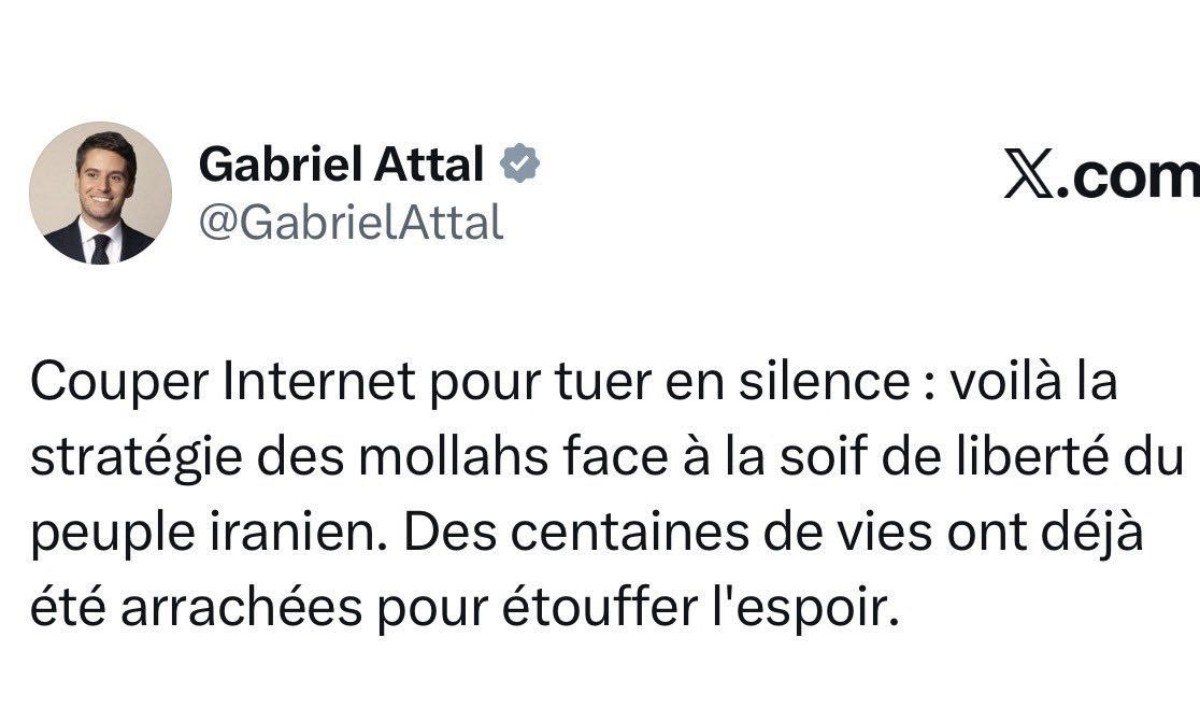 nanoushka28's tweet photo. #GabrielAttal
Vous souhaitez couper les réseaux sociaux !
Pour pouvoir :
#Tuertranquillement
#EnSilence
C'est bien noté
Vous devrez rendre des comptes devant le justice https://t.co/pFipk7vzgO