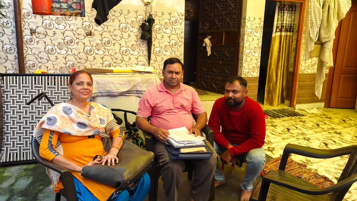dm_northeast's tweet photo. Glimpses of ASDD List re-verification, house to house field verification conducted by BLOs at PS-109 &amp; PS-110, AC-63, Seemapuri, District North East Delhi under SIR-2026 on 23.10.2026.

#SIR2026 #SIRDelhi

@ECISVEEP
@CeodelhiOffice https://t.co/4lVZzkgfxY