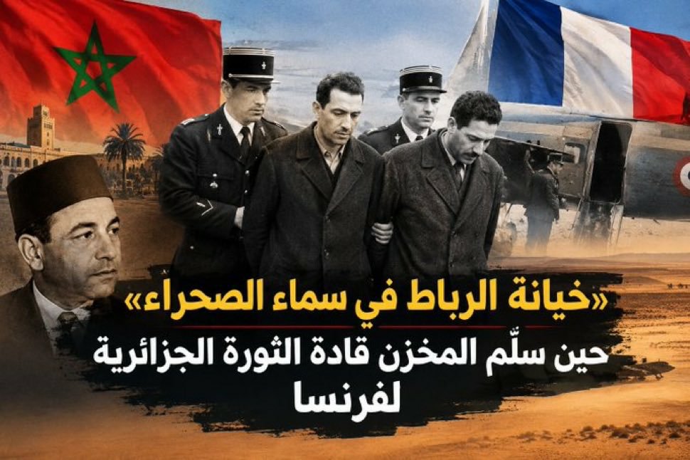 KoubaReda's tweet photo. حدث في مثل هذا اليوم للآسف يوم خان الحسن الثاني🇲🇦🇮🇱🐵 قادة الثروة الجزائرية🇩🇿🦅💪 مع فرنسا 🇫🇷🐖👹 https://t.co/EB3XsP82Tp