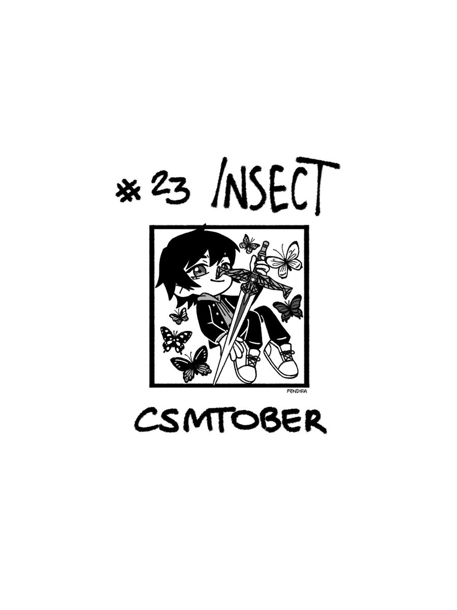 Fendifaaa's tweet photo. Day 23 : Insect

#CSMTOBER #chainsawman https://t.co/f3rocnYzhg