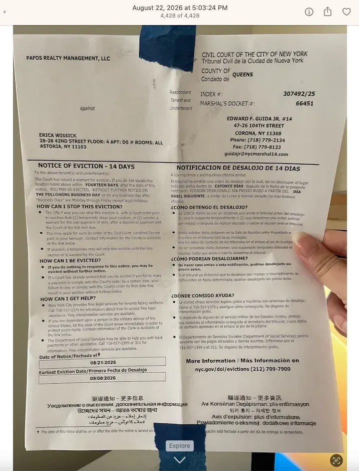 11010erieri's tweet photo. I’ve been exposing fraud since December 2022. I’m not exaggerating when I say that after determining my electric bills were fraudulent that month, I’ve been obsessively researching and exposing fraud all day, every day—it’s all I do when I’m not in the office (when employed). Since then, my life has not only plummeted but has been destroyed by constant retaliation from the criminal organizations behind the fraud I’m exposing.

The criminals are on my devices. My devices work for them while I pay the bill. On the one hand, the fraudsters on my devices and their constant retaliation give me an advantage most people don’t have: I can closely observe their patterns of behavior. I’ve learned what they’re particularly sensitive about: Mamdani, DSA, Islam, Palestine; and the extent of their technical capabilities. For example, they can spoof emails, texts, calls; randomly disable Photo Booth while I’m recording a video; turn my Wi-Fi on in my iPhone’s settings; add unrecognized networks in my iPhone settings; switch my iPhone’s appearance from light to dark mode; artificially inflate my devices’ storage; create a static noise in the background or have the person’s voice sound garbled on a call; have my iPhone’s screen blackout, rendering it useless until the call disconnects… To name a few. On the other hand, that same access has given them a direct line into my life, which they’ve systematically destroyed over the years to the point that I’m now just days away from homelessness on NYC streets.

The last five years have brought many firsts in my life: being doxxed; getting terminated from two jobs and “let go” from another because of the doxxes, which has made employment very challenging in trying to explain my erratic and short work history; false wellness checks that led the fire department to use an axe to open the apartment door while I was at work, and that nearly prompted a social services worker to call 9-1-1 (an ambulance would have arrived had I not answered his call); a staged arrest by the NYPD over a case that had already been dismissed, which occurred when I went to the precinct to report the latest doxxing message sent to my employer; being escorted out of a business by two security guards immediately after paying my bill (allegedly for singing along to a song too loudly, what the manager called “disruptive”, even though I was the only person at the bar; it was the one time I went out since becoming a victim of fraud); being harassed multiple times by doormen; being refused service by workers who walked away the moment I approached the counter; being forced onto welfare for the first time in my life; experiencing numerous panic attacks and PTSD triggers (I was diagnosed with PTSD from my formative years, but it had been dormant until the fraud and compromised devices took over my life); and now being days away from homelessness on NYC streets due to an eviction—another first—that will bar me from renting again.

These are just a few of the incidents from the last five years. None of them resulted from my own actions; they were retaliations carried out by the organized criminals on my devices. I’m a sensible, mature person who does not engage in outrageous behavior. Being alone in the world, I cannot afford to be anything but. As an international adoptee from a broken adoption who later ran away and became a ward of the court, I’ve never experienced a home or stability in my life, and my entire life has been spent trying to make even a modest space to call my own—something as simple as a studio apartment—and to adopt a dog for a companion. Both of these used to be attainable, but they’ve now become completely impossible, just like having a family of my own, something else that’s been taken from me since being enslaved to a criminal cartel.

While Nick Shirley has done an excellent job exposing social services fraud, I’ve been exposing a different form of fraud spanning academia, restaurants, hotels, small businesses, and both mainstream and luxury brands. After initially focusing on Better Business Bureau complaints in 2023 and websites in 2024, I’ve primarily used Instagram to expose this fraud. I believe I’ve demonstrated that the same patterns repeatedly appear across unrelated businesses and brands, and that these patterns shouldn’t be dismissed or ignored—they’re clear indicators of fraud, along with psychological and cultural manipulation. What further corroborates the criminal influence is the fact that my own life has spiraled into complete devastation in tandem with my efforts to expose the fraud since December 2022.

I believe I’ve done solid work exposing fraud over the last five years and have demonstrated unwavering commitment and dedication in standing up for myself, for others, and for Western Civilization as a whole against a form of fraud that I know is harming people and influencing both national and global politics. I believe I should be considered for The Fraud Whistleblower Incentive Program that the Trump administration recently launched. I know the Federal Government, Journalists, and Tech have been viewing my social media. I implore you to consider me for the Whistleblower Program, or maybe put in a word to someone who can. I believe it may be the one hope in what’s become an unbearable life from not only fraud but constant retaliation from the criminals who are on my devices. They appear to have much power and authority in NYS, which is why I believe they’re organized criminals who do much bribing, and being that my devices work for them, also have much power over my life.

My situation is dire. After returning from Housing Court today, I have until November 30 to come up with $48k; after that, I will be on the streets. I will not have $48k by November 30. I have nowhere to go—I’m not just saying that; it’s the truth. I do not have family, and after five years of acute alienation, I don’t even have an associate. I will not survive NYC streets. I am a 5’4”, 120-pound, non-confrontational, non-violent Asian female who has never been in a physical altercation, despite experiencing difficult environments, especially during my formative years. Being homeless on NYC streets would be a death sentence for me. In which case, I believe I should have the right to choose euthanasia rather than endure something that will certainly be extremely dangerous and traumatizing for me. I ought to have the right to leave this world humanely instead of being set up for murder and rape by the same criminal influence that orchestrated my homelessness, staged my jobs, staged my roommates, and has overall played God with my life. I have no problem leaving this world—I mean that.

Living has become a nightmare. I’m only human, and I’ve hated being alive for the last five years. I cannot and should not be forced to endure NYC streets on top of everything I’ve already endured—in life—and over the last five years—none of it through any fault of my own. I tried, and I tried hard, with trauma and being alone in the world. When others failed me, I did not fail myself, but now I’m destroyed and I cannot get out of this one alone. No sane person will mess with a black woman with an attitude problem (a hater), but they will a small, polite Asian female (a non hater), which is why I’m in this mess to begin with. If there is nothing to be done with me, for me, I should be allowed to leave this world humanely. I beg for that courtesy, the same way the court grants courtesy to a murderer and other violent criminals who’ve committed heinous crimes because they experienced “horrible childhoods.” I also experienced a “horrible childhood” only I didn’t turn out to be a monster. Therefore, I should be granted the same courtesy than forced to face the violent streets of NYC with many violent migrants and deranged homeless people over a homelessness I did not cause myself. Being homeless in NYC would put my life right in the hands of the organized criminals and literally give them the opportunity to murder, rape me, exploit me for sex trafficking (“If you want to live, you have to be my prostitute” kind of situation), and God knows what else. I should not be put in such a vulnerable situation after I rose above all my life’s adversities that could’ve easily led me down that path much sooner in life.

If I do not qualify for the Whistleblowers Program, I implore the federal government to let me exit in peace; it would be kindest action anyone has ever done for me because it would be merciful. I cannot—and will not—endure enslavement while being laughed at, mocked, and treated like shit for the rest of my life. I cannot—and will not—allow criminals to play God with my life. Please, I implore a lawyer to make a case for my right to die humanely or the Federal Government to grant me freedom or let me go humanely. I should not have to endure NYC streets for something that wasn’t my fault. Nor am I a public square for the internet to watch an execution to only pretend to feel bad after something happens to me. Where are the so-called Feminists? Where are the so-called Social Justice Warriors? They’re no where because to them I don’t matter; I’m the incorrect skin color and I’m not confused about my gender, which again, only proves what fraud they all are in supporting what’s really a rebranding of racism and sexism; moreover, phoniness and deception for a dangerous political agenda. 

I’d like to live, I wouldn’t be fighting so hard for myself if I didn’t want to live. Trying to live has been my entire life. But I don’t want criminals playing God with my life or oppressing me or retaliating every time I do something they don’t like, like talk to a white person. I don’t want them to spoof my emails or help themselves to my bank account whenever they want. I don’t want them to pay my colleagues to bully or sexually harass me. I don’t want to be their slave, pawn, or entertainment. I don’t believe that’s asking for much. If that’s the only way for me to exist, I choose to death and should have the right to die humanely.

Thank you.