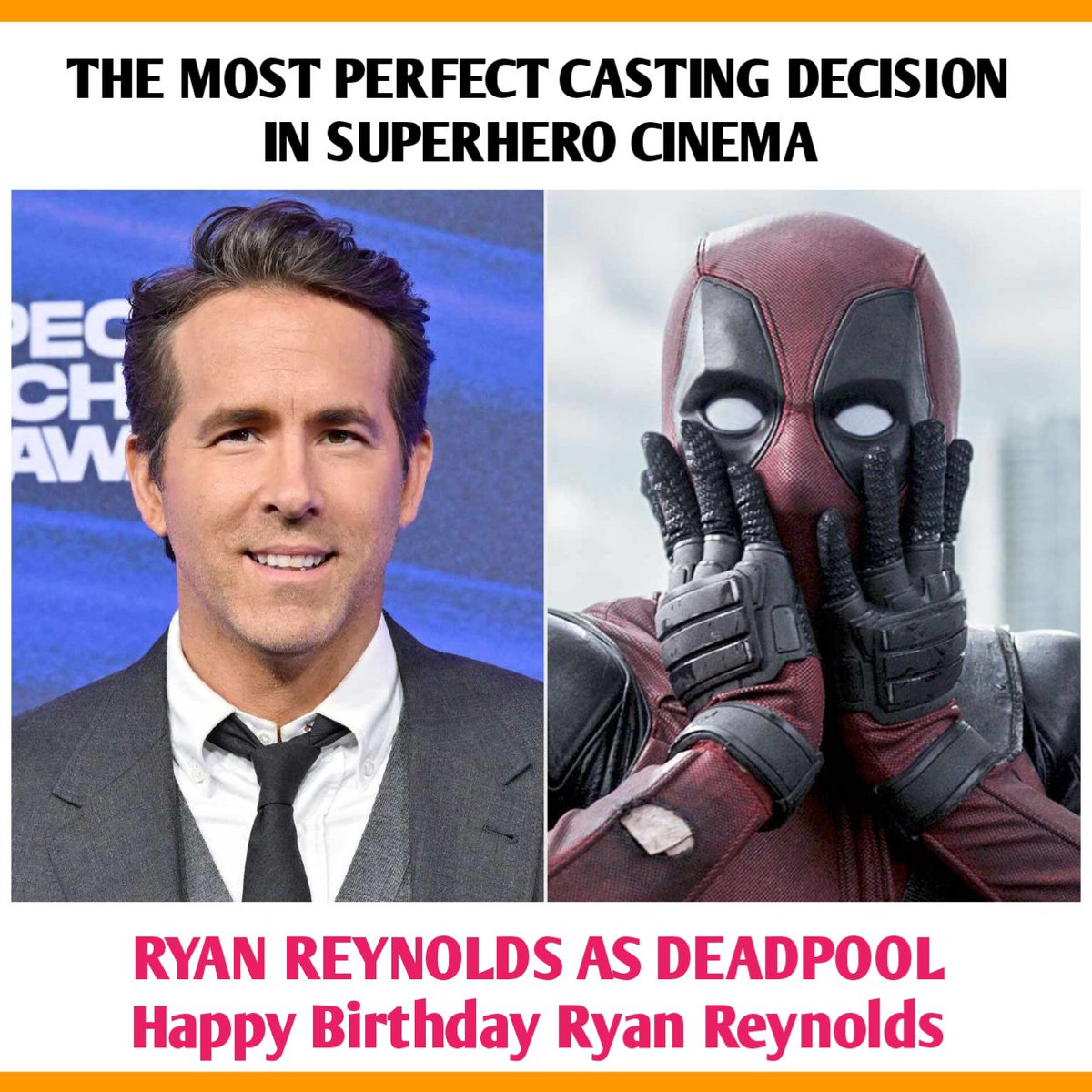 dkbairwa808's tweet photo. Happy Birthday #RyanReynolds
#Marval #Deadpool #Hollywood https://t.co/Dyt7GCnqjc